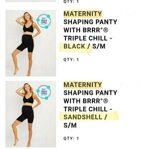 Maternity shorts thigh saver shaping panty